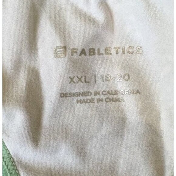 Fabletics Women's Racer Back Size XXL Gray Pink Tank Top - Picture 3 of 4